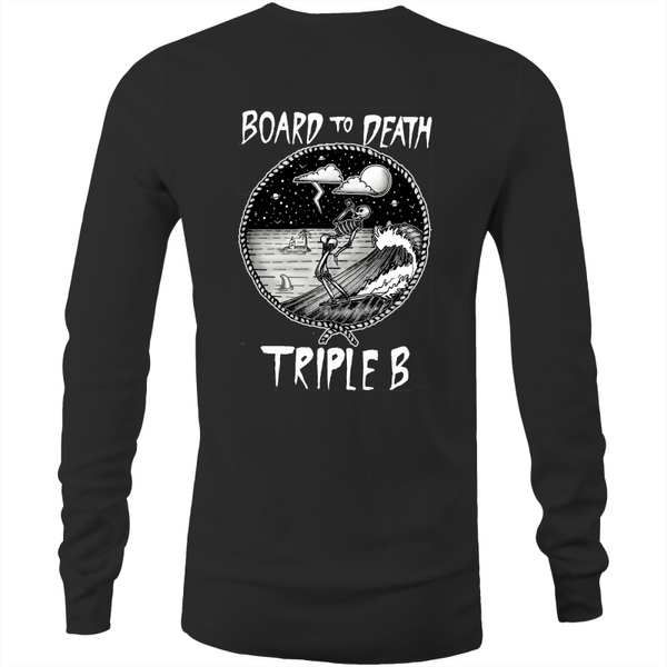 board to death Mens Long Sleeve T-Shirt (front&back)