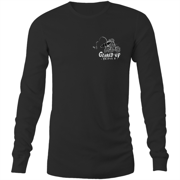 geared up Long Sleeve T-Shirt (front&back)