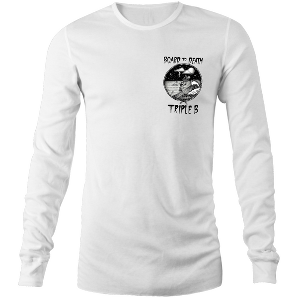 board to death Mens Long Sleeve T-Shirt (front&back)