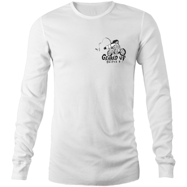 geared up Long Sleeve T-Shirt (front&back)