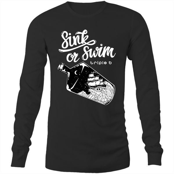 sink or swim  Long Sleeve T-Shirt (front)