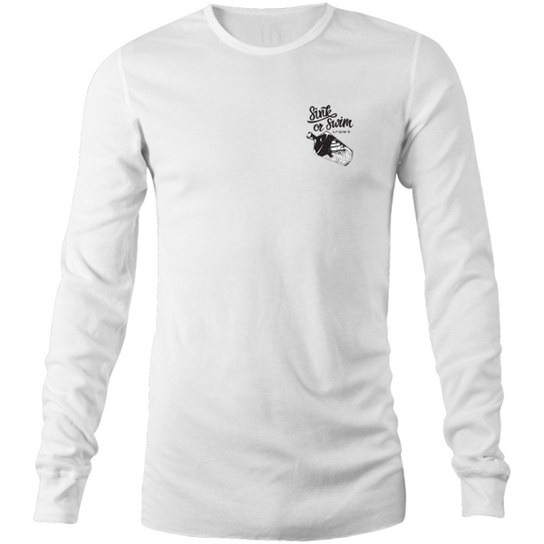 sink or swim Long Sleeve T-Shirt (front&back)