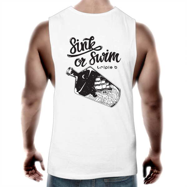 sink or swim tank singlet (front&back)