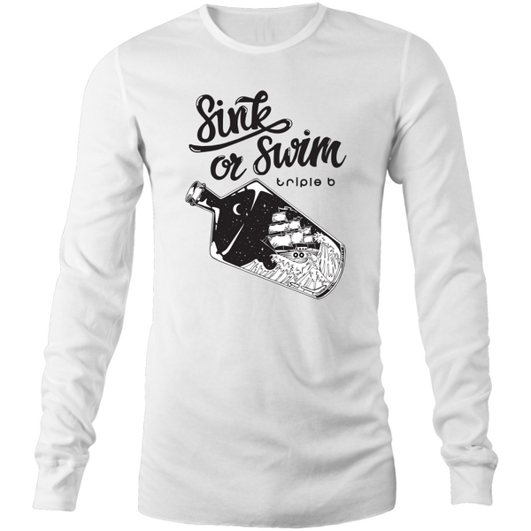 sink or swim  Long Sleeve T-Shirt (front)