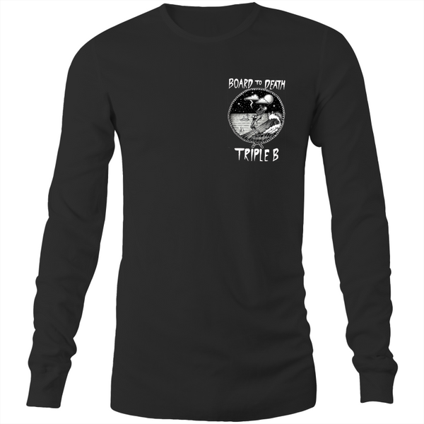 board to death Mens Long Sleeve T-Shirt (front&back)