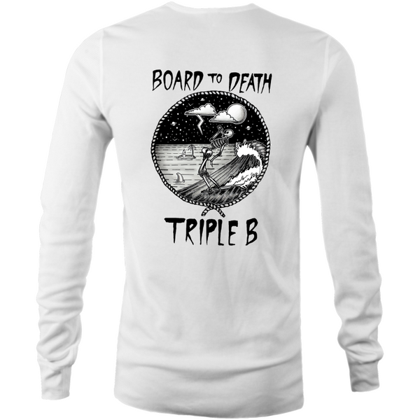 board to death Mens Long Sleeve T-Shirt (front&back)