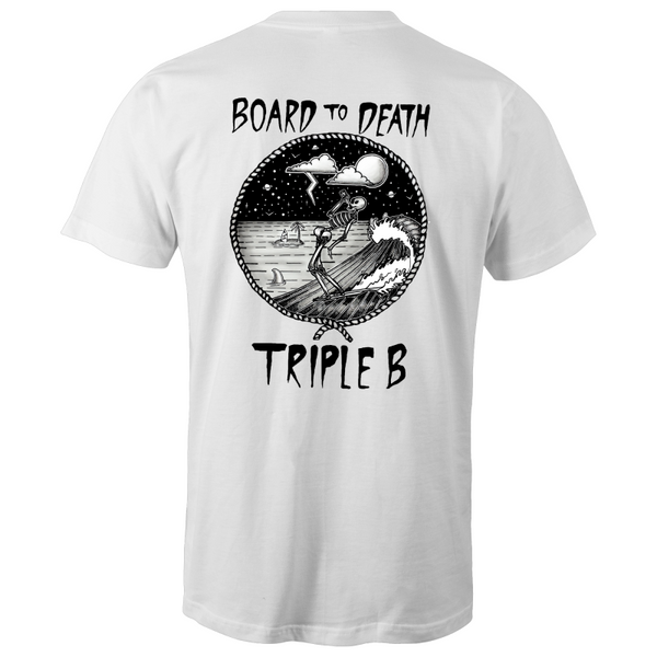 BOARD TO DEATH tee (front&back)