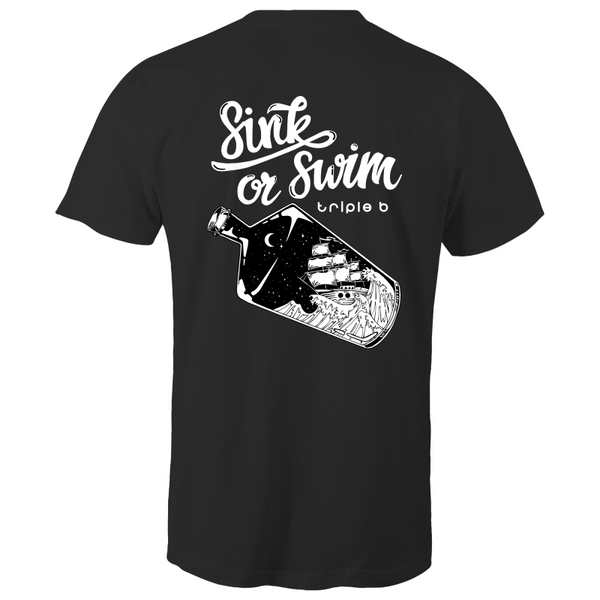 SINK OR SWIM tee (front&back)