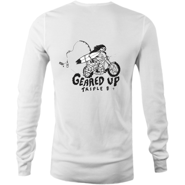 geared up Long Sleeve T-Shirt (front&back)