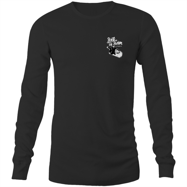 sink or swim Long Sleeve T-Shirt (front&back)